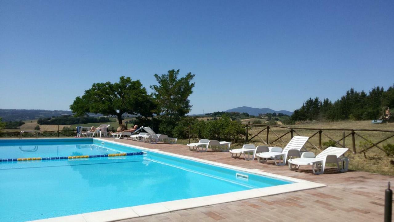 Agritur Villa Osvaldo Castiglione Del Lago Perugia Colazione Piscina Acqua Salata Extérieur photo
